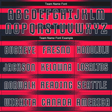 Load image into Gallery viewer, Custom Red Navy-White Sublimation Soccer Uniform Jersey