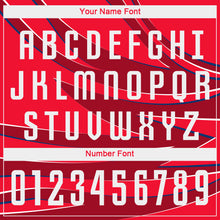 Загрузить изображение в средство просмотра галереи, Custom Red White Sublimation Soccer Uniform Jersey