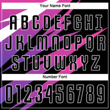 Load image into Gallery viewer, Custom Pink Black-White Sublimation Soccer Uniform Jersey