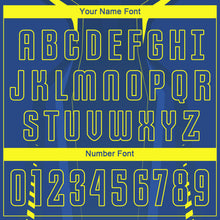 Charger l'image dans la galerie, Custom US Navy Blue Gold Sublimation Soccer Uniform Jersey