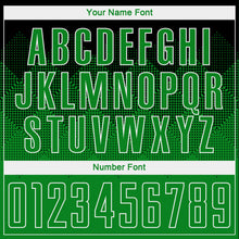 Загрузить изображение в средство просмотра галереи, Custom Black Grass Green-White Sublimation Soccer Uniform Jersey