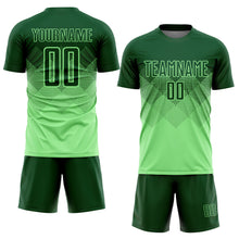 Charger l'image dans la galerie, Custom Pea Green Green Sublimation Soccer Uniform Jersey