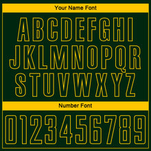 Laden Sie das Bild in den Galerie-Viewer, Custom Green Yellow Pinstripe Fade Fashion Sublimation Soccer Uniform Jersey