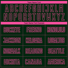 Laden Sie das Bild in den Galerie-Viewer, Custom Green Pink Pinstripe Fade Fashion Sublimation Soccer Uniform Jersey