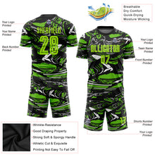 Charger l'image dans la galerie, Custom Figure Neon Green-Aurora Green Sublimation Soccer Uniform Jersey