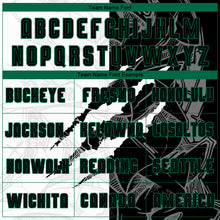 Charger l'image dans la galerie, Custom Graffiti Pattern Black-Kelly Green Scratch Sublimation Soccer Uniform Jersey