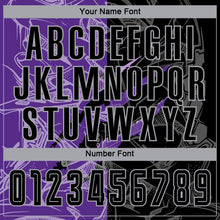 Charger l'image dans la galerie, Custom Graffiti Pattern Black Purple-Gray Scratch Sublimation Soccer Uniform Jersey