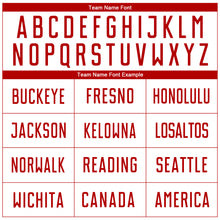 Загрузить изображение в средство просмотра галереи, Custom White Red Sublimation Soccer Uniform Jersey