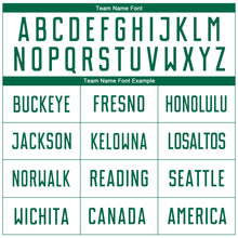 Charger l'image dans la galerie, Custom White Kelly Green Sublimation Soccer Uniform Jersey