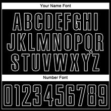 Laden Sie das Bild in den Galerie-Viewer, Custom Black White Sublimation Soccer Uniform Jersey