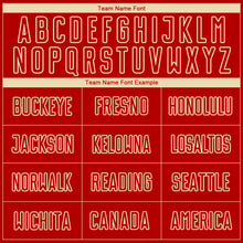 Charger l'image dans la galerie, Custom Red City Cream Sublimation Soccer Uniform Jersey