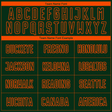 Charger l'image dans la galerie, Custom Green Orange Sublimation Soccer Uniform Jersey