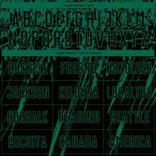 Laden Sie das Bild in den Galerie-Viewer, Custom Black Kelly Green Sublimation Soccer Uniform Jersey