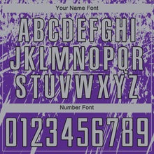 Load image into Gallery viewer, Custom Purple Gray-Black Sublimation Soccer Uniform Jersey