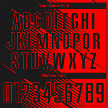 Загрузить изображение в средство просмотра галереи, Custom Red Black Sublimation Soccer Uniform Jersey