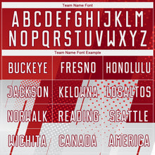 Load image into Gallery viewer, Custom Red White Sublimation Soccer Uniform Jersey