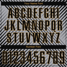 Charger l'image dans la galerie, Custom Gray Black-Old Gold Sublimation Soccer Uniform Jersey