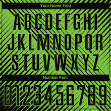Загрузить изображение в средство просмотра галереи, Custom Neon Green Black Sublimation Soccer Uniform Jersey