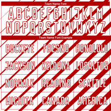 Load image into Gallery viewer, Custom Red White Sublimation Soccer Uniform Jersey