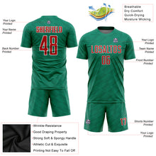 Загрузить изображение в средство просмотра галереи, Custom Kelly Green Red-White Sublimation Mexico Soccer Uniform Jersey
