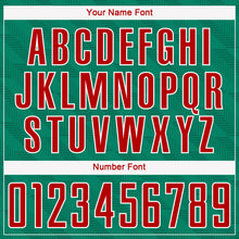 Загрузить изображение в средство просмотра галереи, Custom Kelly Green Red-White Sublimation Mexico Soccer Uniform Jersey