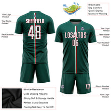 Laden Sie das Bild in den Galerie-Viewer, Custom Green White-Red Sublimation Mexico Soccer Uniform Jersey
