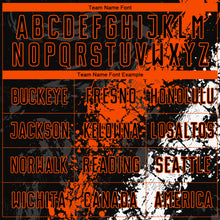 Charger l'image dans la galerie, Custom Black Orange-White Sublimation Soccer Uniform Jersey