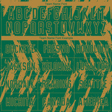 Load image into Gallery viewer, Custom Old Gold Kelly Green Sublimation Soccer Uniform Jersey