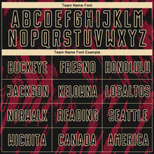 Загрузить изображение в средство просмотра галереи, Custom Crimson Black-City Cream Sublimation Soccer Uniform Jersey