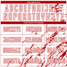 Load image into Gallery viewer, Custom White Red Sublimation Soccer Uniform Jersey