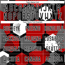 Загрузить изображение в средство просмотра галереи, Custom Red Black-White Sublimation Soccer Uniform Jersey