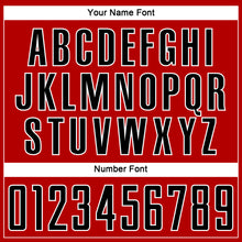 Загрузить изображение в средство просмотра галереи, Custom Red Black-White Sublimation Soccer Uniform Jersey