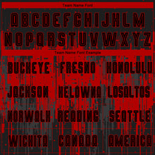 Загрузить изображение в средство просмотра галереи, Custom Red Black Sublimation Soccer Uniform Jersey