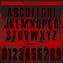 Загрузить изображение в средство просмотра галереи, Custom Red Black Sublimation Soccer Uniform Jersey