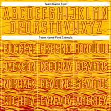 Загрузить изображение в средство просмотра галереи, Custom Yellow Red Sublimation Soccer Uniform Jersey