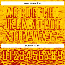 Загрузить изображение в средство просмотра галереи, Custom Yellow Red Sublimation Soccer Uniform Jersey