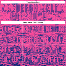 Load image into Gallery viewer, Custom Pink Royal Sublimation Soccer Uniform Jersey