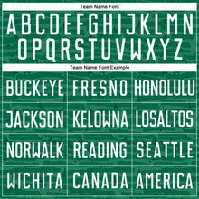 Load image into Gallery viewer, Custom Kelly Green White Sublimation Soccer Uniform Jersey