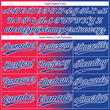 Charger l'image dans la galerie, Custom Red Royal-White 3D Pattern Two-Button Unisex Softball Jersey