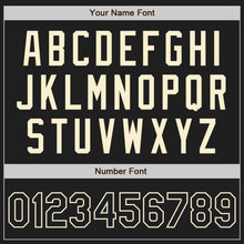 Загрузить изображение в средство просмотра галереи, Custom Black Black-Cream Two-Button Unisex Softball Jersey