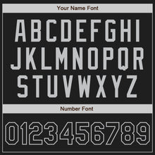 Загрузить изображение в средство просмотра галереи, Custom Black Black-Gray Two-Button Unisex Softball Jersey