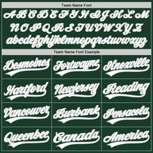Load image into Gallery viewer, Custom Green White-Gray Two-Button Unisex Softball Jersey