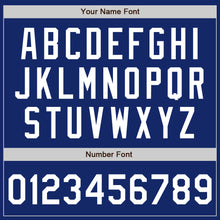 Charger l'image dans la galerie, Custom Royal White Two-Button Unisex Softball Jersey