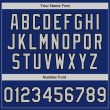 Load image into Gallery viewer, Custom Royal Gray-Black Two-Button Unisex Softball Jersey