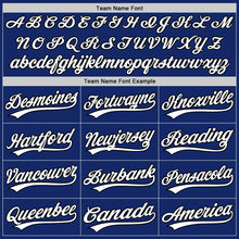 Charger l'image dans la galerie, Custom Royal White-Black Two-Button Unisex Softball Jersey