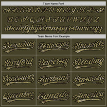 Загрузить изображение в средство просмотра галереи, Custom Olive Camo-Black Salute To Service Two-Button Unisex Softball Jersey