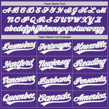 Charger l'image dans la galerie, Custom Purple White-Gray Two-Button Unisex Softball Jersey