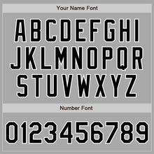 Laden Sie das Bild in den Galerie-Viewer, Custom Gray Black-White Two-Button Unisex Softball Jersey