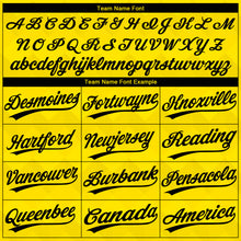 Charger l'image dans la galerie, Custom Gold Black 3D Pattern Two-Button Unisex Softball Jersey