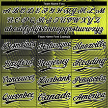 Charger l'image dans la galerie, Custom Gold Black-White 3D Pattern Two-Button Unisex Softball Jersey